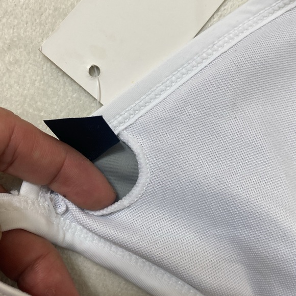 Chooks LA Bikini Top Sailor Gray size Medium - Picture 8 of 10